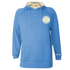 MLB Milwaukee Brewers Men's Hooded Raglan Henley Jersey