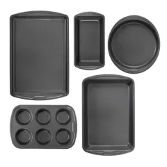 GoodCook Ready 5pc Nonstick Bakeware Set Dark Gray