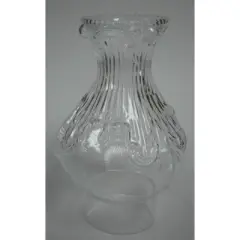 Lehman's Clear Glass Lamp Chimney, Replacement Hurricane Globe Measures 3 In Diam Base x 8 1/2 In High for Oil or Kerosene Lanterns, Princess Feather