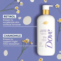 Dove Beauty Serum Body Wash with 3% Renewing Serum + Retinol & Chamomile - Calming Moisture - 18.5 fl oz