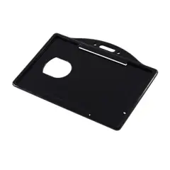 SICURIX Badge Dispensers, Horizontal, Black, Pack of 25