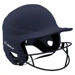 RIP-IT Vision Pro Matte Softball Batting Helmet - Matte Navy S/M