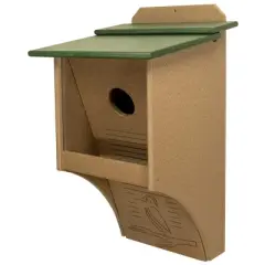 JCS Wildlife Northern Flicker Bird House &ndash; Recycled Poly Lumber &ndash; Ventilated Nest Box with Clean-Out &ndash; Made in USA