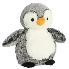 Aurora Sweet & Softer 9.5" Perky Penguin Grey Stuffed Animal