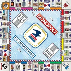 USAopoly U.S. Stamps Monopoly Board Game