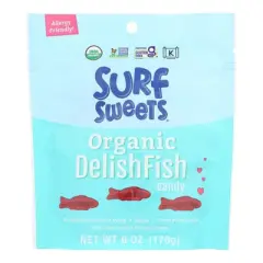 Surf Sweets Organic Delishfish Candy - Case of 8/6 oz
