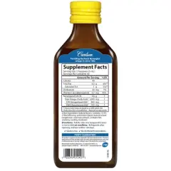 Carlson - The Very Finest Fish Oil, 1600 mg Omega-3s, Norwegian, Wild Caught, Sustainably Sourced, Lemon