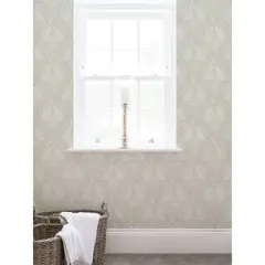 NuWallpaper Moon Rabbit Peel and Stick Wallpaper Cream: Removable Temporary Vinyl, Self-Adhesive, Multicolor, 28.2 Sq Ft Coverage