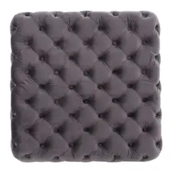 Jaymee New Velvet Ottoman - Christopher Knight Home