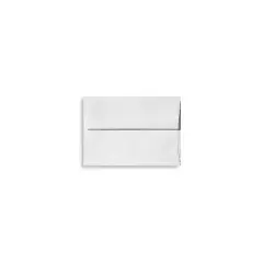 LUX A4 Invitation Envelopes (4 1/4 x 6 1/4) 250/Box White Linen (4872-WLI-250)