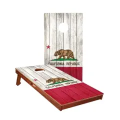 Skips Garage California Bear Flag Cornhole Boards - ACA Sig Pro Series