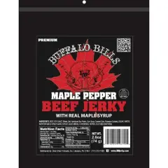 Buffalo Bills 2.6oz Premium Maple Pepper Beef Jerky Packs (six 2.6oz beef jerky packs)