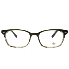 Original Penguin The Clyde OL Unisex Rectangle Eyeglasses Olive Gradient 52mm