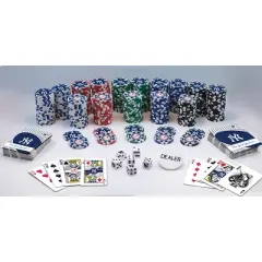 MasterPieces Casino Style 300 Piece Poker Chip Set - MLB New York Yankees