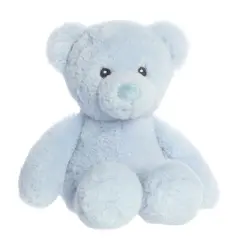 ebba Fur-Ebba 13" Kori Bear Blue Stuffed Animal