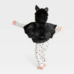 Infant and Toddler Bat Halloween Costume Pullover - Hyde and EEK! Boutique&trade; Black