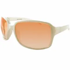 Gold Digger 166056 Designer Sunglasses in Ivory White Gray Yellow Gradient Lens