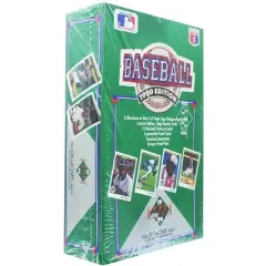 Upper Deck 1990 Upper Deck Baseball Trading Cards Low Series Factory Sealed Wax Box
