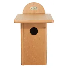 Birds Choice 13" Teak Brown Bluebird House Spruce Creek Collection Recycled Plastic Bird House