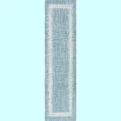 Scandi Minimalist Border Indoor/Outdoor Area Rug  - JONATHAN Y