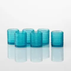 6pk 10oz Jupiter Lagoon DOF Glasses Blue - Fortessa Tableware Solutions