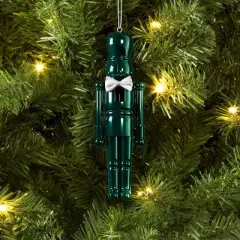 Christmas Plastic Nutcracker Ornament Dark Green - Wondershop&trade;