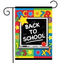 Briarwood Lane Garden Flag 12x18 For Outdoor Back To School Chalkboard Fall For Fall Garden Flag Flags For Outside