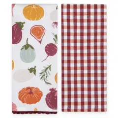 2pk Dishtowels Fall Veggies - Bullseye's Playground&trade;