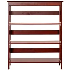 Legacy Decor 3 Tier Wooden Bookshelf Bookcase Shelves