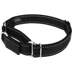 Country Brook Petz Reflective Nylon Martingale Dog Collar