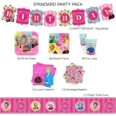 Prime Party The Golden Girls Birthday Party Supplies Pack | 58 Pieces | Serves 8 Guests