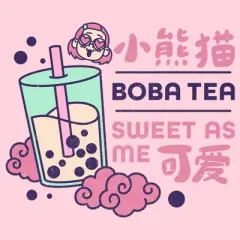 Junior's Turning Red Boba Tea Sweet as Me T-Shirt