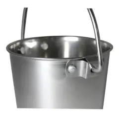 Pail SS Round w/ Rivets 2 qt
