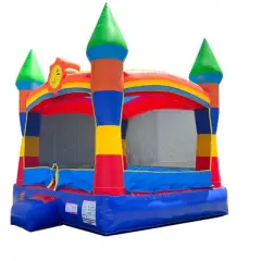 Pogo Bounce House Crossover Kids Inflatable Bounce House, No Blower