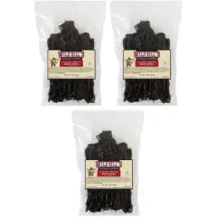 Wild Bill's Original Hickory Smoked Beef Jerky Three-Bag Starter Kit (three 15oz bags and 1 jar)