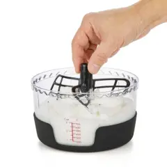 PL8 Professional Manual Food Processor: Stainless Steel & Plastic, 2 Speeds, Dishwasher-Safe, Small Food Processor