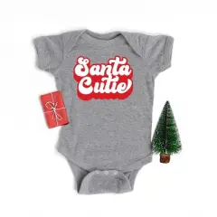 The Juniper Shop Santa Cutie Baby Bodysuit