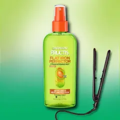 Garnier Fructis Style Sleek & Shine Flat Iron Perfector Flexible Hold Straightening Mist - 6 fl oz