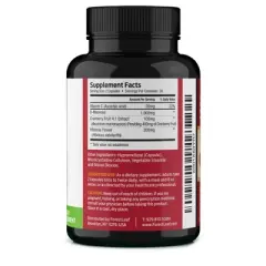 Forest Leaf  D-Mannose Defense Dietary Supplement, Made with Cranberry, Hibiscus & Vitamin C, Supports a Healthy Urinary Tract, 1000mg - 60 Caps