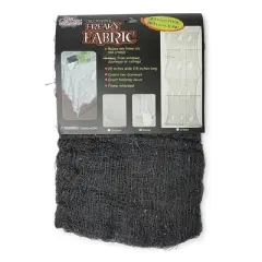 Sunstar Freaky Fabric Halloween D&eacute;cor, Loose Weave, Black