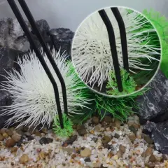 Unique Bargains Aquarium Tweezers Stainless Steel Tweezers for Plants Pets Black 1Pcs