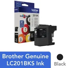 Brother LC 201 Black Ink Cartridge Standard (LC-201BKS) 1738544