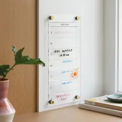 8"x16" This Week Acrylic Dry Erase Calendar - Threshold&trade;