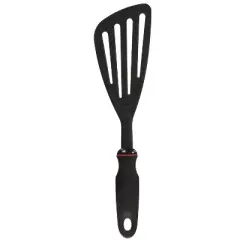 Norpro 12" Long Grip-EZ Handle Slotted Nylon Turner Spatula