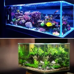 Unique Bargains Fish Tank Aquarium Decorations Plants Mini Aquarium Decorations PVC Plants for Aquarium Decorations Red 9.06" 1pcs