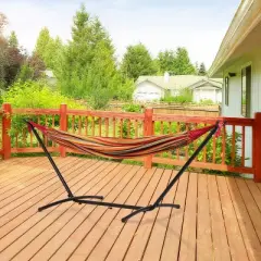 BestMassage Hammock Stand Portable Heavy-Duty Steel (Hammock Not Included)
