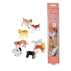 Wild Republic Nature Tube Dog Animal Figure, 13 Inches