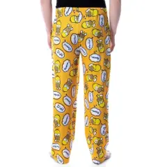 The Simpsons Men's Homer Simpson Bubble Thoughts Sleep Pajama Pants