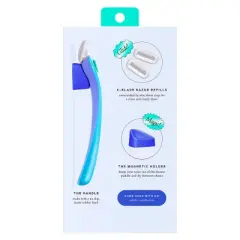 Billie Women's Razor Handle with Magnetic Holder & 2 Blade Refills