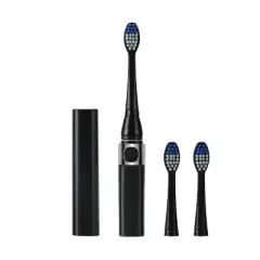 Pursonic Portable Sonic Toothbrush with 3 Brush Heads